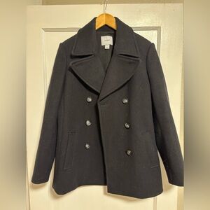 Old Navy Women's Black Peacoat